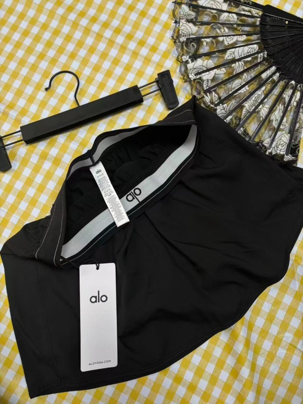 🏌️‍♀️🏌️‍♀️ALO Yoga Match Point Sporty Mini Skirt Versatile Black - Picture 4 of 8